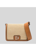 Сумка через плечо из плетеной рафии DSQUARED2