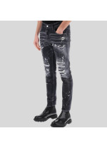 СІРІ ДЖИНСИ З ФАРБОЮ SKATER JEAN DSQUARED2