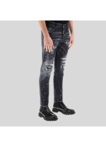 СІРІ ДЖИНСИ З ФАРБОЮ SKATER JEAN DSQUARED2