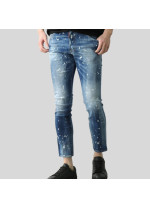 СИНІ ДЖИНСИ З ФАРБОЮ SKATER JEAN DSQUARED2