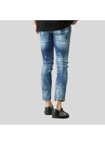 СИНІ ДЖИНСИ З ФАРБОЮ SKATER JEAN DSQUARED2