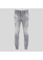 СІРІ ДЖИНСИ З ФАРБОЮ SKATER JEAN DSQUARED2