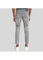 СІРІ ДЖИНСИ З ФАРБОЮ SKATER JEAN DSQUARED2