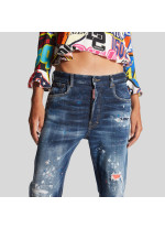 Джинси DARK NEON SPLASH WASH 642 DSQUARED2