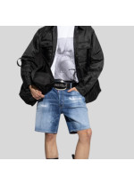 БЛАКИТНІ ШОРТИ З ПОДЕРТОСТЯМИ DSQUARED2
