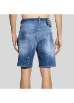 БЛАКИТНІ ШОРТИ З ПОДЕРТОСТЯМИ DSQUARED2