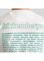 Біла футболка з принтом на спині Bikkembergs