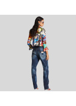 Джинси DARK NEON SPLASH WASH 642 DSQUARED2