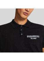 Футболка-поло з логотипом Dsquared2