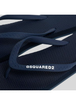 Шльопанці з логотипом Dsquared2