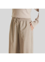 Вовняні штани Panicale Cashmere бежевого кольору 