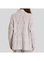 Светр з люрексом Panicale Cashmere з вовни з кашеміром 