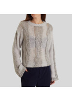Сірий джемпер Panicale Cashmere зі змішаної пряжі альпака