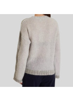Сірий джемпер Panicale Cashmere зі змішаної пряжі альпака