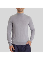 Сірий джемпер Panicale Cashmere з вовни та шовку 