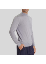 Сірий джемпер Panicale Cashmere з вовни та шовку 