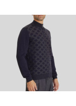Светр з візерунком Panicale Cashmere з вовни та шовку 