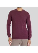 Вовняний джемпер Panicale Cashmere бордового кольору