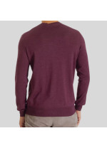 Вовняний джемпер Panicale Cashmere бордового кольору