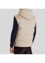 Вовняний жилет Panicale Cashmere бежевого кольору 