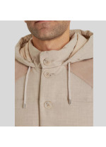 Вовняний жилет Panicale Cashmere бежевого кольору 