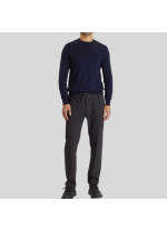 Вовняні штани Panicale Cashmere темно сірого кольору 