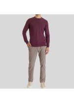 Вельветові штани Panicale Cashmere бежевого кольору 