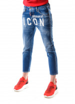 Джинси з принтом Dsquared2
