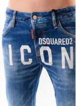 Джинси з принтом Dsquared2