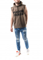 Худі без рукавів з принтом Dsquared2