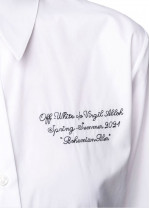 сукня-сорочка з вишитим логотипом Off-White