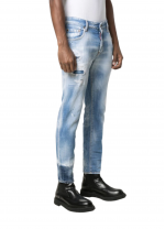 Прямые джинсы с порезами Skater Jean