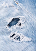 Прямые джинсы с порезами Skater Jean